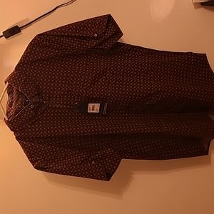 Ben Sherman Carmel Shirt Sleeve Button Down NWT